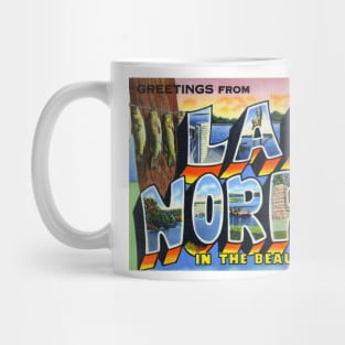 Greetings from Lake Norfork in the Beautiful Ozarks - Vintage Large Letter Postcard Mug